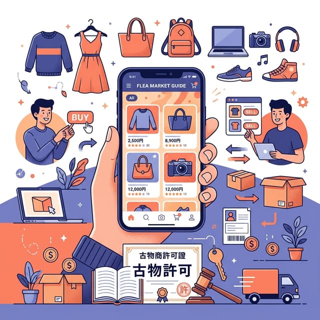 メルカリ転売に古物商許可は必要?