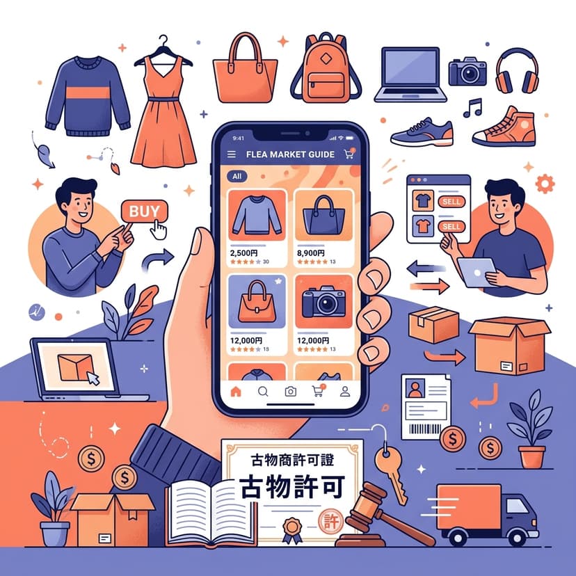 仕入れは店舗・買取、販売はメルカリ。これって合法?